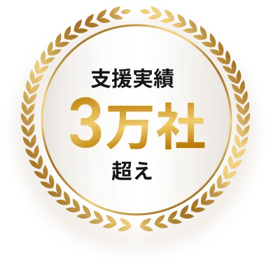 支援実績3万社超え